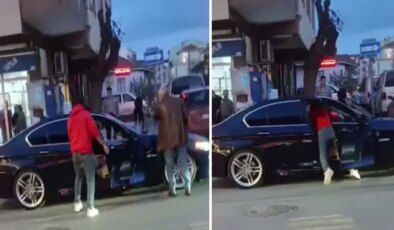 Eşiyle ilişkisi olduğunu iddia ettiği kişiyi defalarca bıçakladı; o anlar kamerada