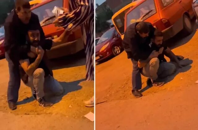 Ev sahibine yakalanan hırsız böyle yalvardı