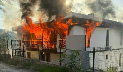 Evi ateşe verip 2 jandarmayı bıçakla yaralayan şüpheli vurularak etkisiz hale getirildi