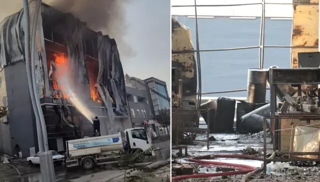 Fabrika yangınında hayatını kaybedenlerin cenazeleri Adli Tıp Kurumu’ndan alındı