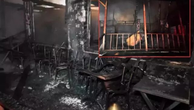 Faciadan dönüldü! Restoran kullanılamaz hale geldi