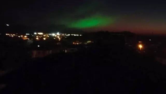 Görüntü Türkiye’den! Kuzey ışıkları o ilimizde görüldü