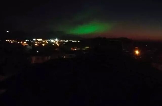 Görüntü Türkiye’den! Kuzey ışıkları o ilimizde görüldü