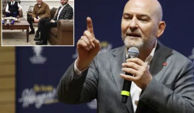 Fotoğrafları ortaya çıkmıştı! Soylu, Fatih Özer iddialarına ateş püskürdü