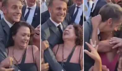 Macron’a kadınlardan beklenmedik ilgi! Şaşkınlığı yüzüne yansıdı