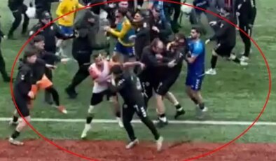 Futbol sahası ringe döndü, tam 24 kırmızı kart