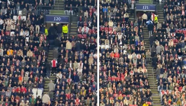 Galatasaray’ın sahada yaptıklarını gören Ajax taraftarı çıldırdı