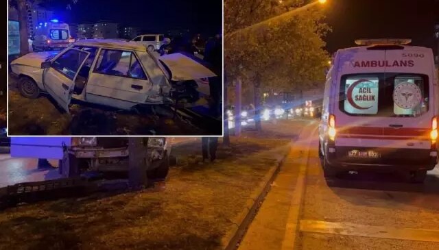 Kenti birbirine kattılar! Trafikte yarışın sonu kazayla bitti