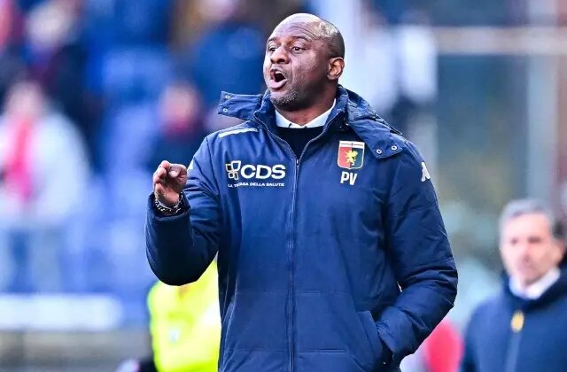 Genoa’da 9 maçta da galibiyet alamayan Patrick Viera ile yollar ayrıldı