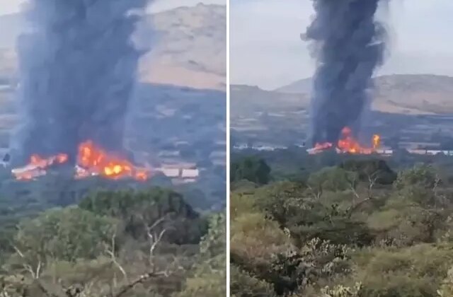 Güney Amerika ülkesinde facia! Raydan çıkan tren cayır cayır yandı