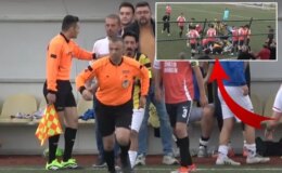 Hakemden maç esnasında hayat kurtaran müdahale