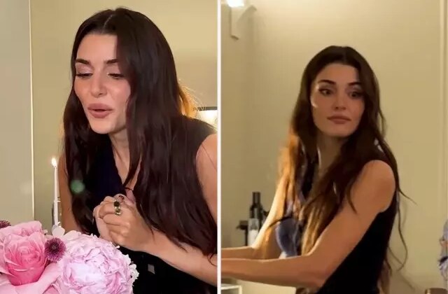 Hande Erçel’e sette doğum günü sürprizi
