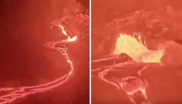 Dünyanın en aktif yanardağı harekete geçti