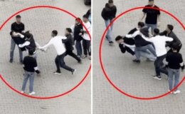 İki grup arasında kavga çıktı! Birbirilerine acımadan vurdular