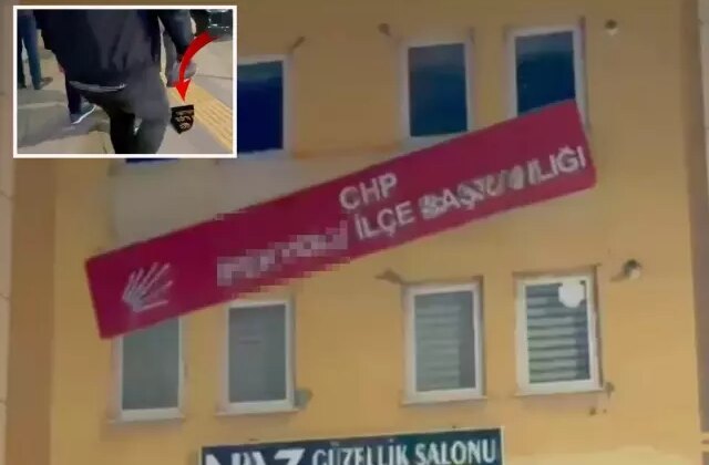 İmralı kararından sonra CHP’nin ilçe binasına saldırı