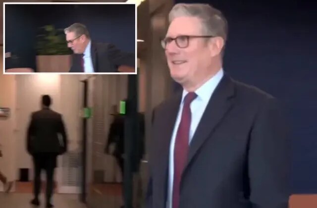 İngiltere Başbakanı Starmer düşmekten son anda kurtuldu