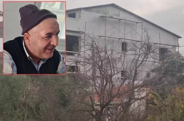 İnşaat iskelesinin kalası kırıldı, üçüncü kattan düştü