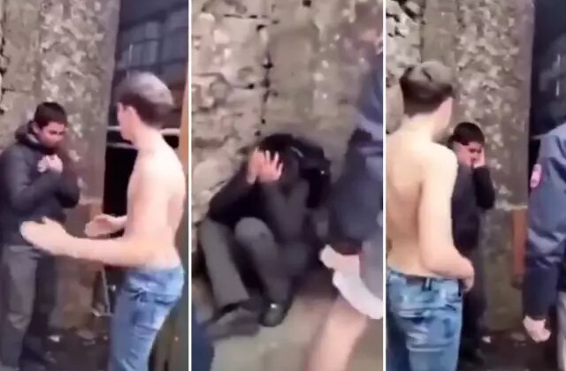 İnsan insana bunu yapar mı? Görüntüye tepki yağıyor