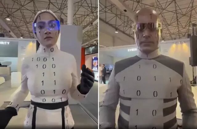 İran’ın “insanı robotları” fuara damga vurdu! Gerçek ortaya çıkınca alay konusu oldu