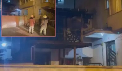 İstanbul’da korkulu gece! Cayır cayır yandı