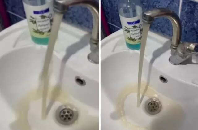 Vatandaşlar isyan etti! Su değil çamur akıyor