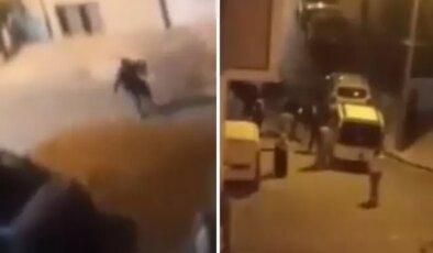 İstanbul savaş alanına döndü! Taşlı sopalı kavga kameralarda
