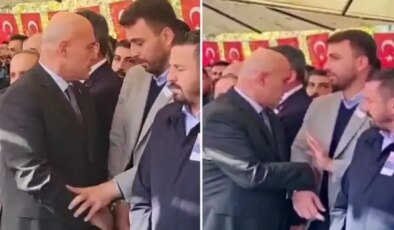 İYİ Partili Çömez ve AK Partili Öztaylan şehit cenazesinde tartıştı