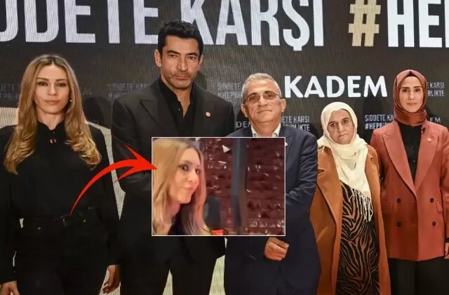 KADEM’in lansmanına katılan Sinem Kobal’ın tavırları olay oldu