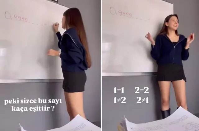 Kadın öğretmenin kıyafeti büyük tartışma yarattı