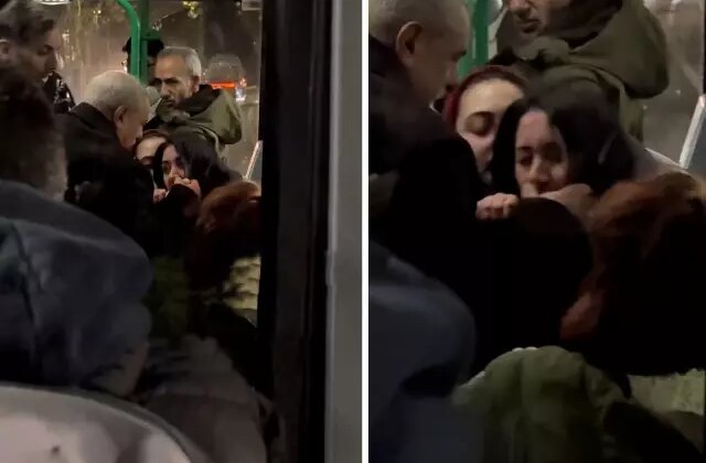Kadın yolcu, otobüste tartıştığı başka kadın yolcuyu ısırdı