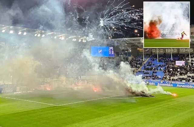Küme düşen takımın taraftarları stadı yaktı