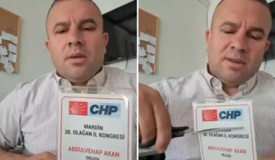 “Kürt halkını sevmeyen bizi de sevmesin” diyerek CHP’den istifa etti