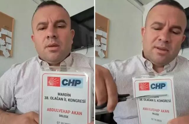 “Kürt halkını sevmeyen bizi de sevmesin” diyerek CHP’den istifa etti