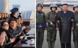 Kuzey Kore lideri Kim Jong Un, hava gücünü sahneye çıkardı