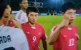 Kuzey Koreli ve Japon oyuncuların selamlaşması olay oldu