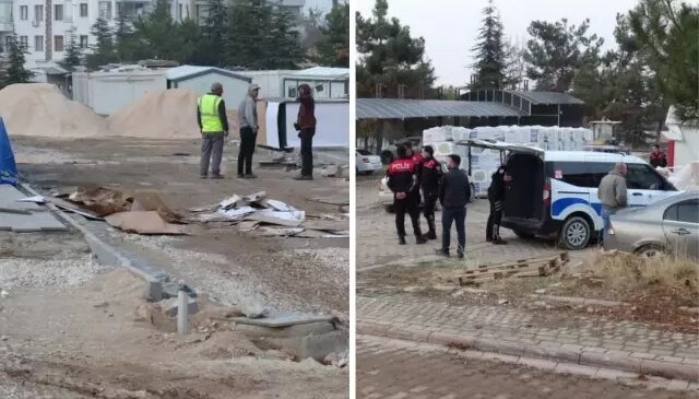 Şantiye savaş alanına döndü! İşçilerle, güvenlikler birbirine girdi