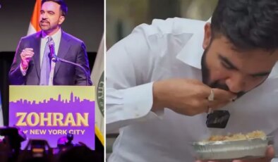 Seçim zaferinin ardından Mamdani’nin eliyle yemek yediği anlar yeniden gündem oldu