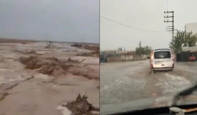 Mardin’de sel! Evler ve tarım arazileri sular altında kaldı