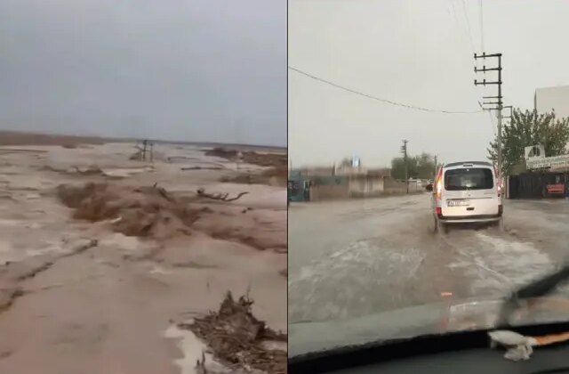 Mardin’de sel! Evler ve tarım arazileri sular altında kaldı