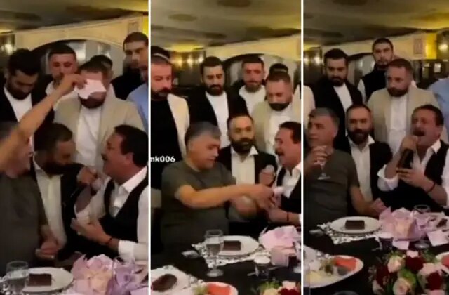 MHP Ankara İl Başkanı, Latif Doğan’ın başından aşağı desteyle para yağdırdı