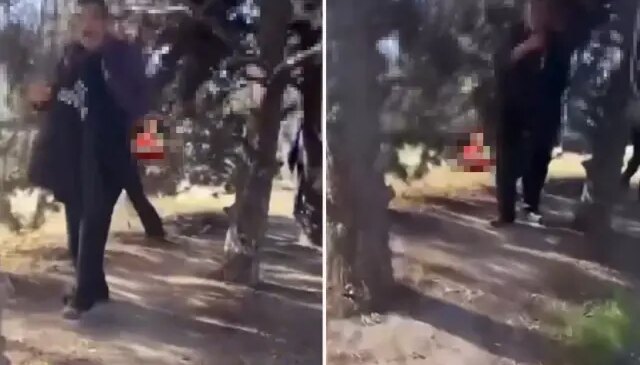 Mide bulandıran iddia! Kamerayı görünce apar topar kaçtılar