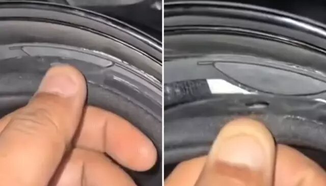 Motosiklet kaskının içinden çıkan şey inanılmaz