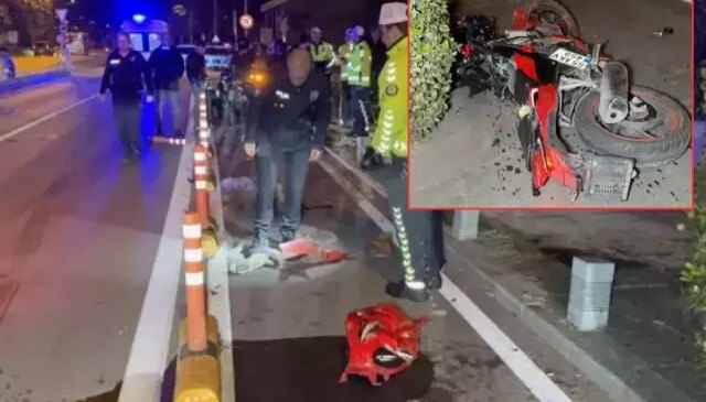 Motosiklet yaya çarptı! Yaralılar var