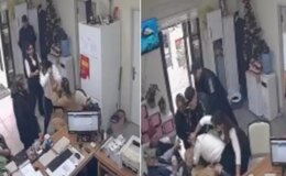 Muhtar ve vatandaş arasında kıyasıya kavga kamerada