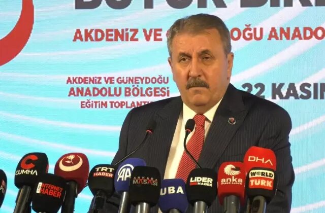 Mustafa Destici: Terörle, terörist başıyla müzakere olmaz