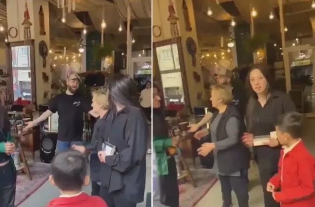 Öğretmen ve velileri kovan kafe sahibinden skandal sözler