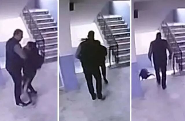Bu nasıl öğretmen? Okul müdürü, otizmli öğrenciyi merdivenlerden aşağı fırlattı