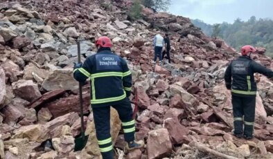 Ordu’da taş ocağında göçük: 2 işçi enkaz altında