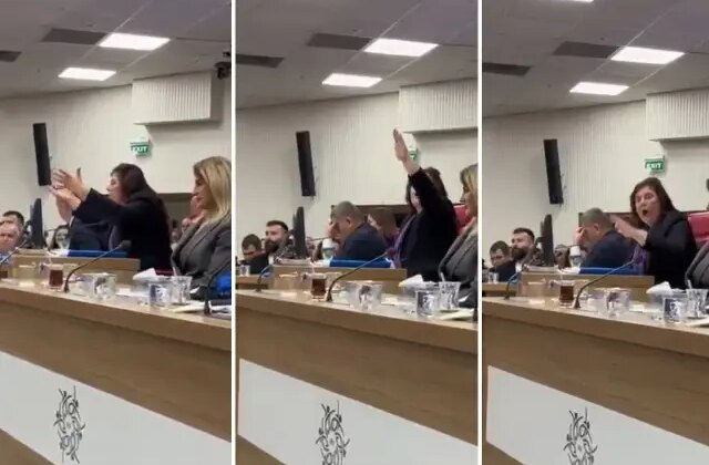 Özlem Çerçioğlu’nun küplere bindiği an! Masaya vura vura konuştu