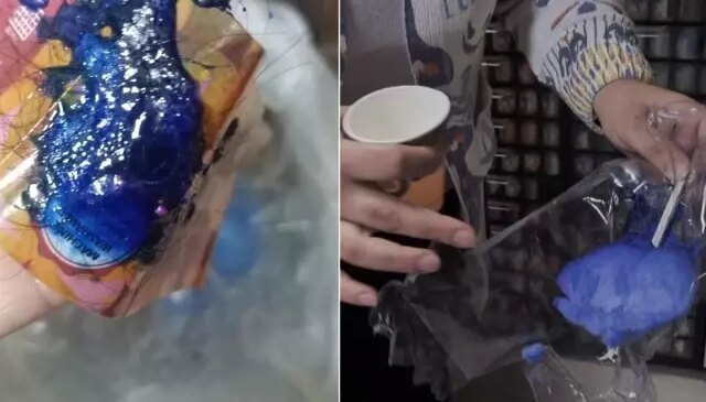 Pamuk şeker yedi, ağzı köpürerek kusmaya başladı! İşin aslı su dökünce ortaya çıktı